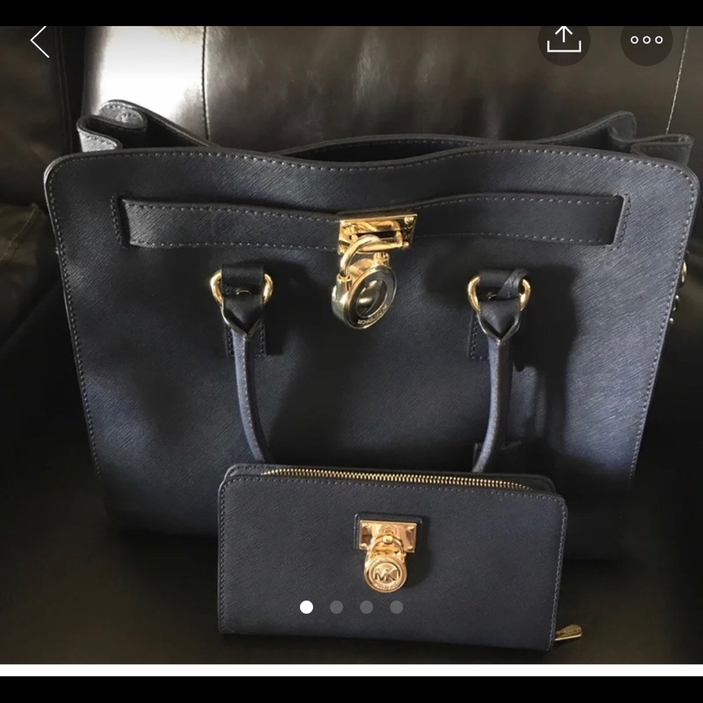 Michael Kors Large Hamilton purse and wallet.